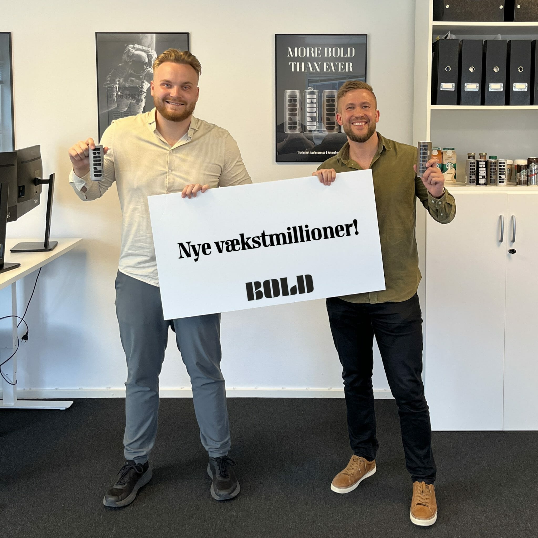 Unge iværksættere bag BOLD DRINKS sikrer stor investering – danske iskaffeelskere har en grund til at fejre